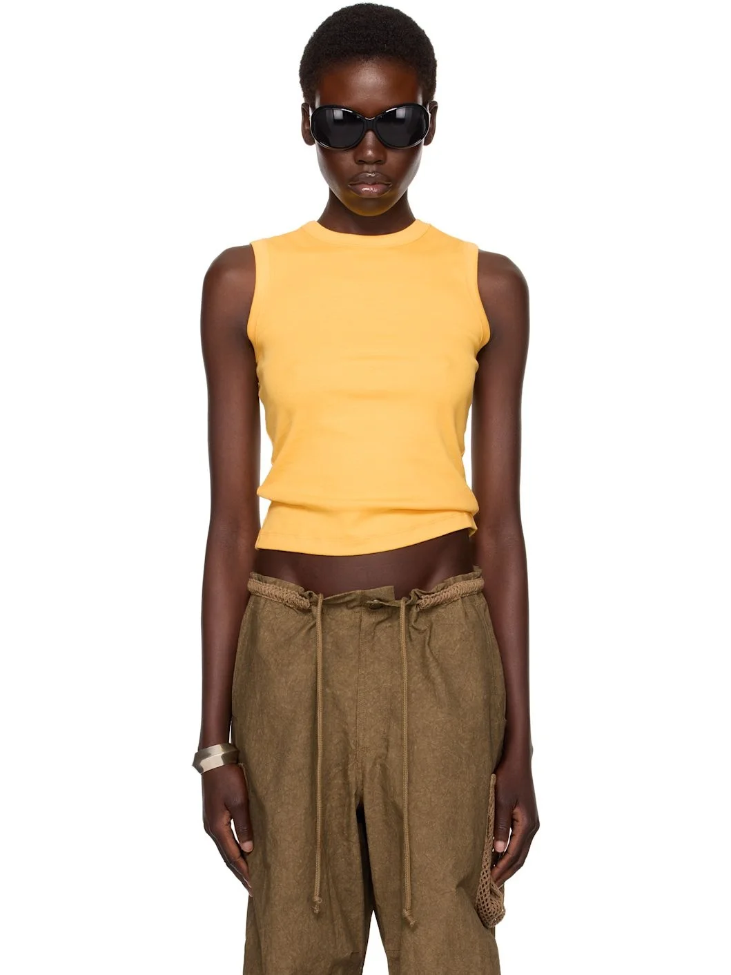 SSENSE Exclusive Yellow Esmé Tank Top - 1