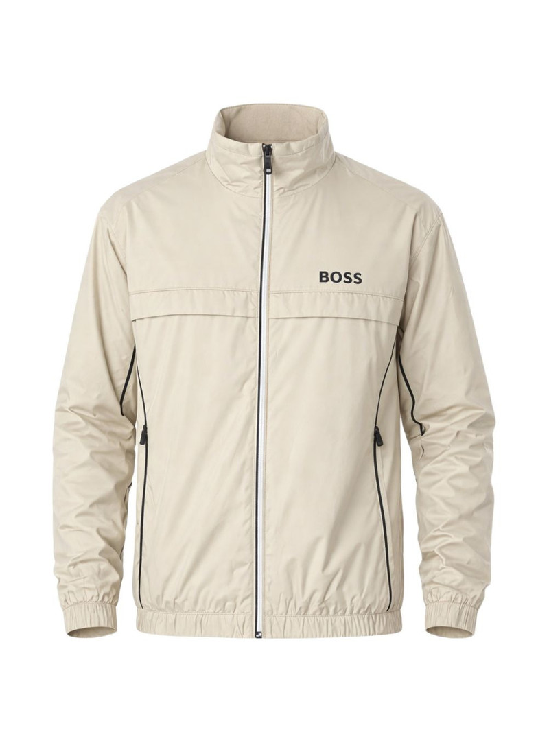 logo-detail zip-up jacket 1