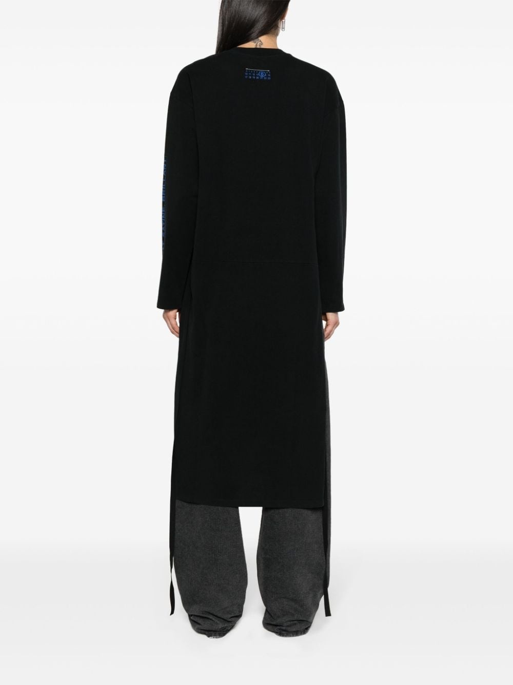 logo-print midi dress - 4