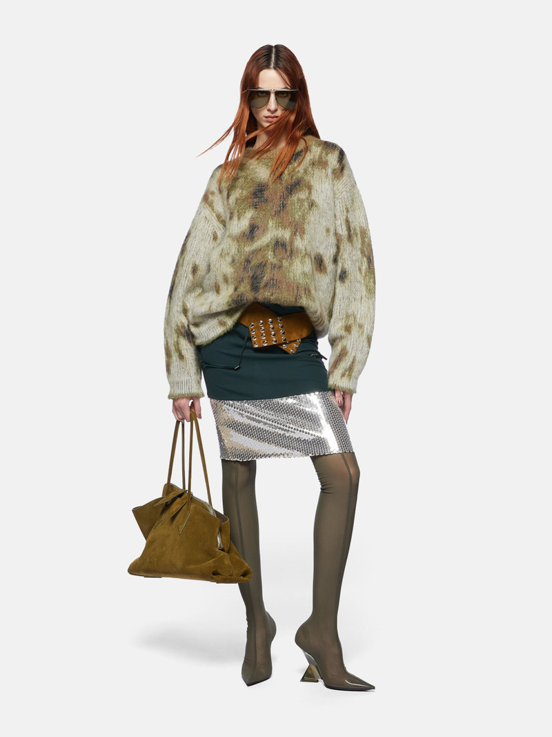 THE ATTICO MILITARY GREEN SWEATER outlook