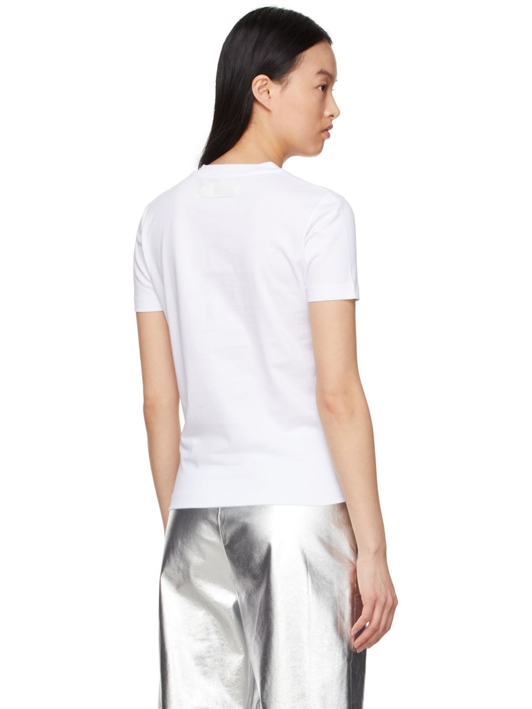White Cotton T-Shirt - 3