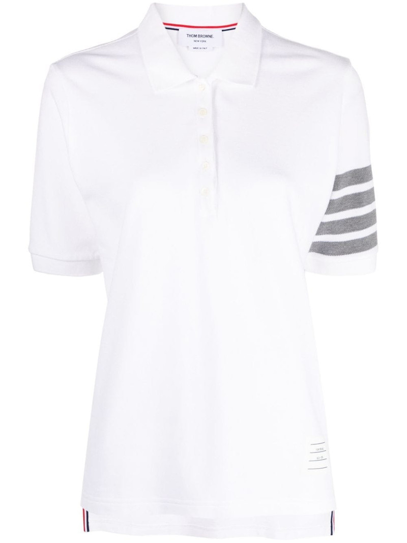 4-Bar Stripe 2003-print polo shirt 1