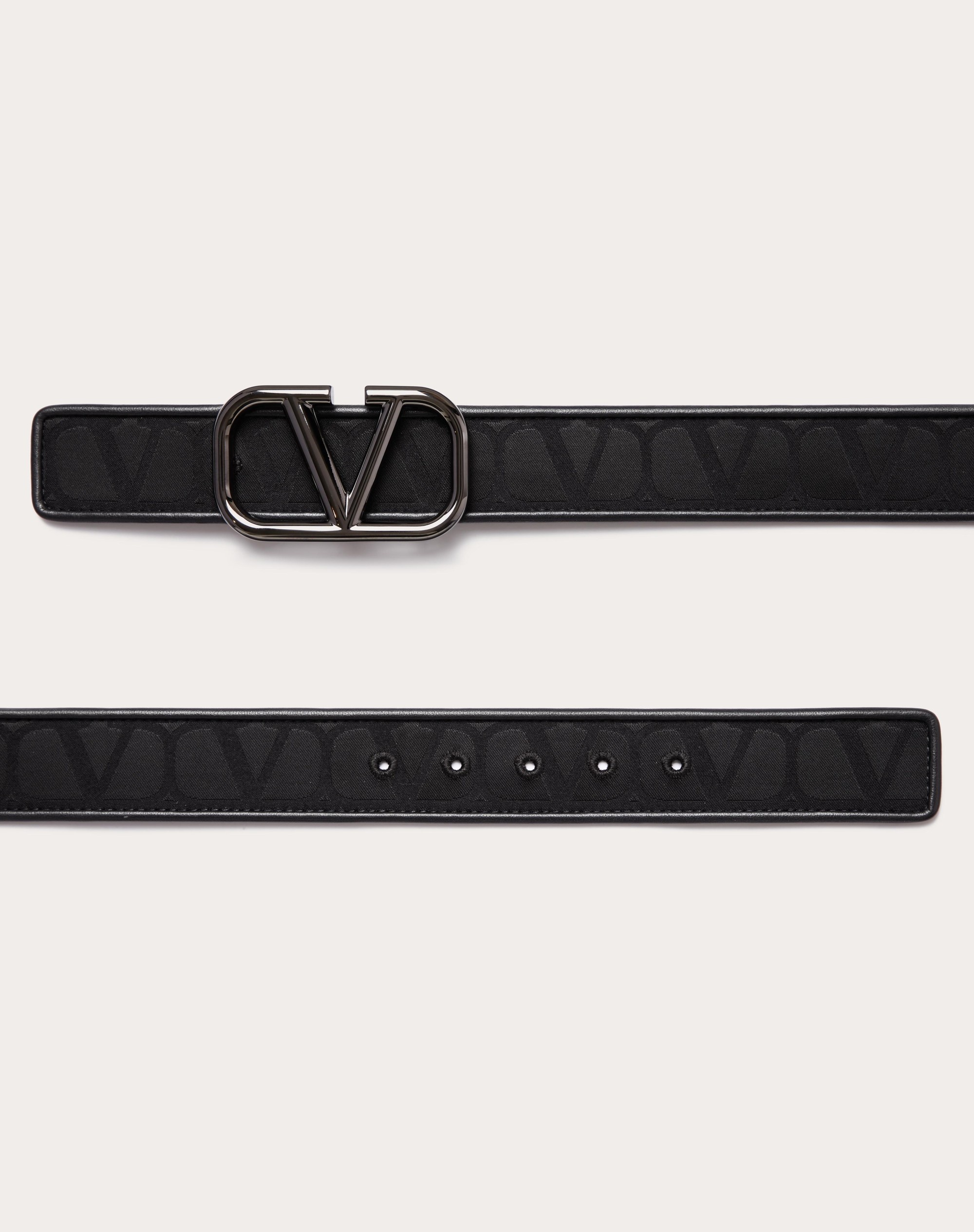 TOILE ICONOGRAPHE BELT IN TECHNICAL FABRIC WITH LEATHER DETAILS - 3