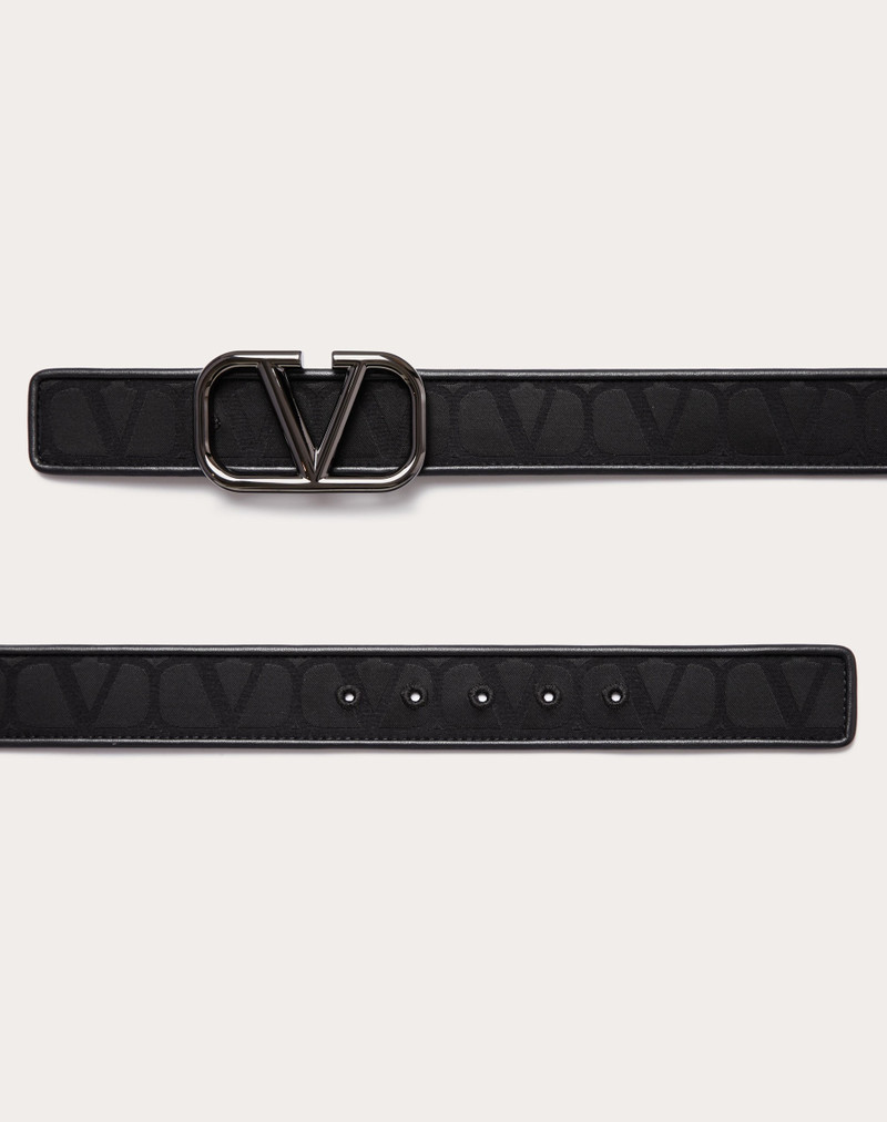 TOILE ICONOGRAPHE BELT IN TECHNICAL FABRIC WITH LEATHER DETAILS 3