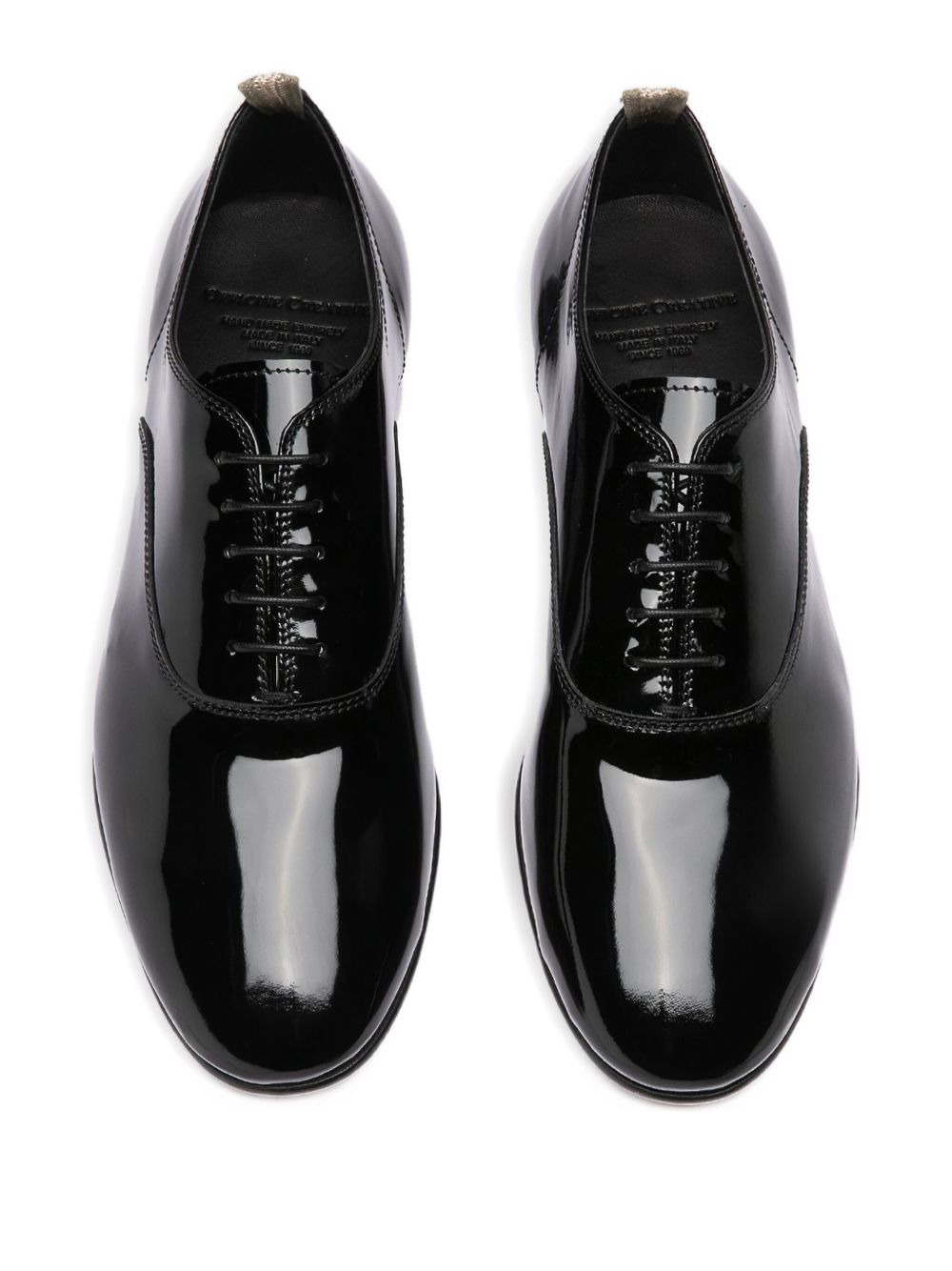 lace-up leather oxford shoes - 3