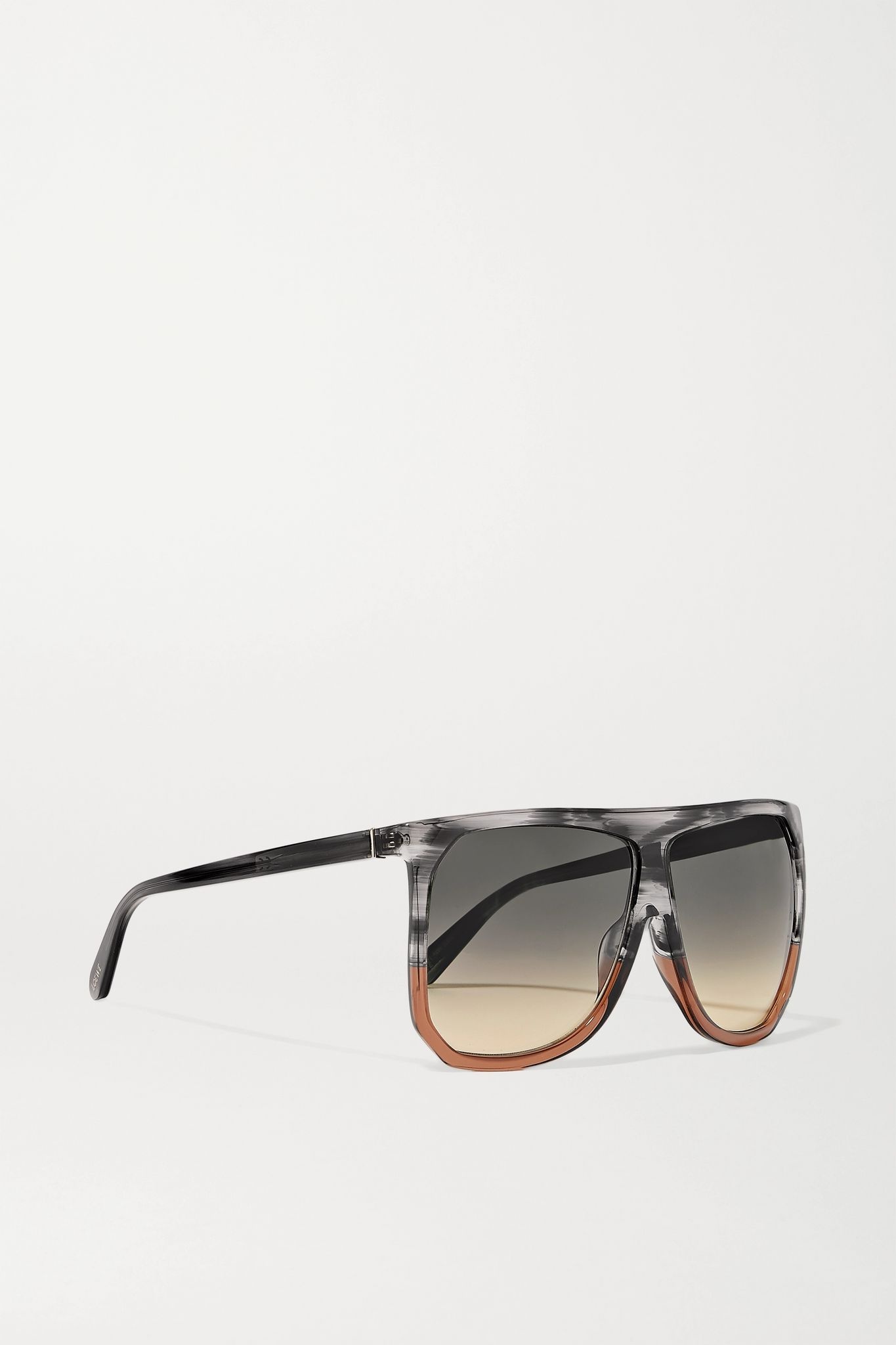 Filipa oversized two-tone D-frame acetate sunglasses - 2