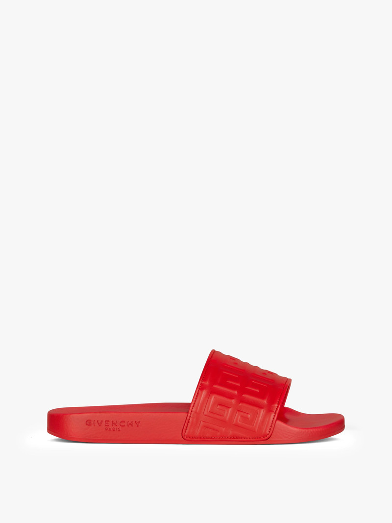 SANDALES PLATES EN CUIR 4G - 1