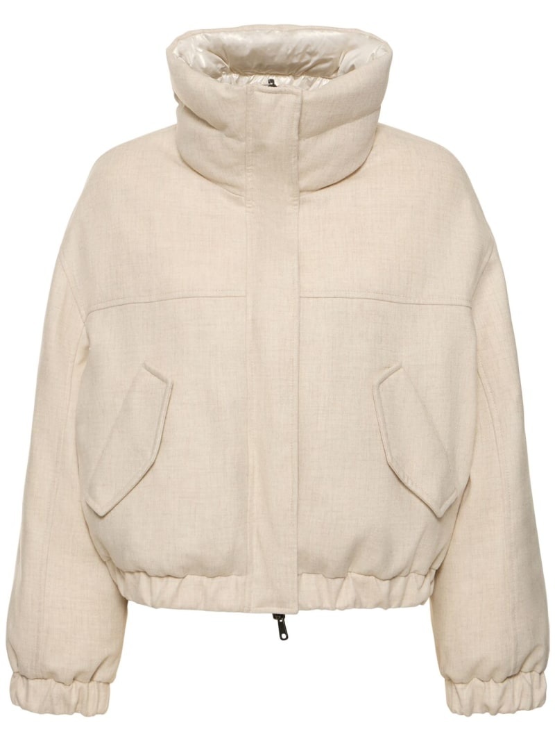 Cropped tech down jacket - 7