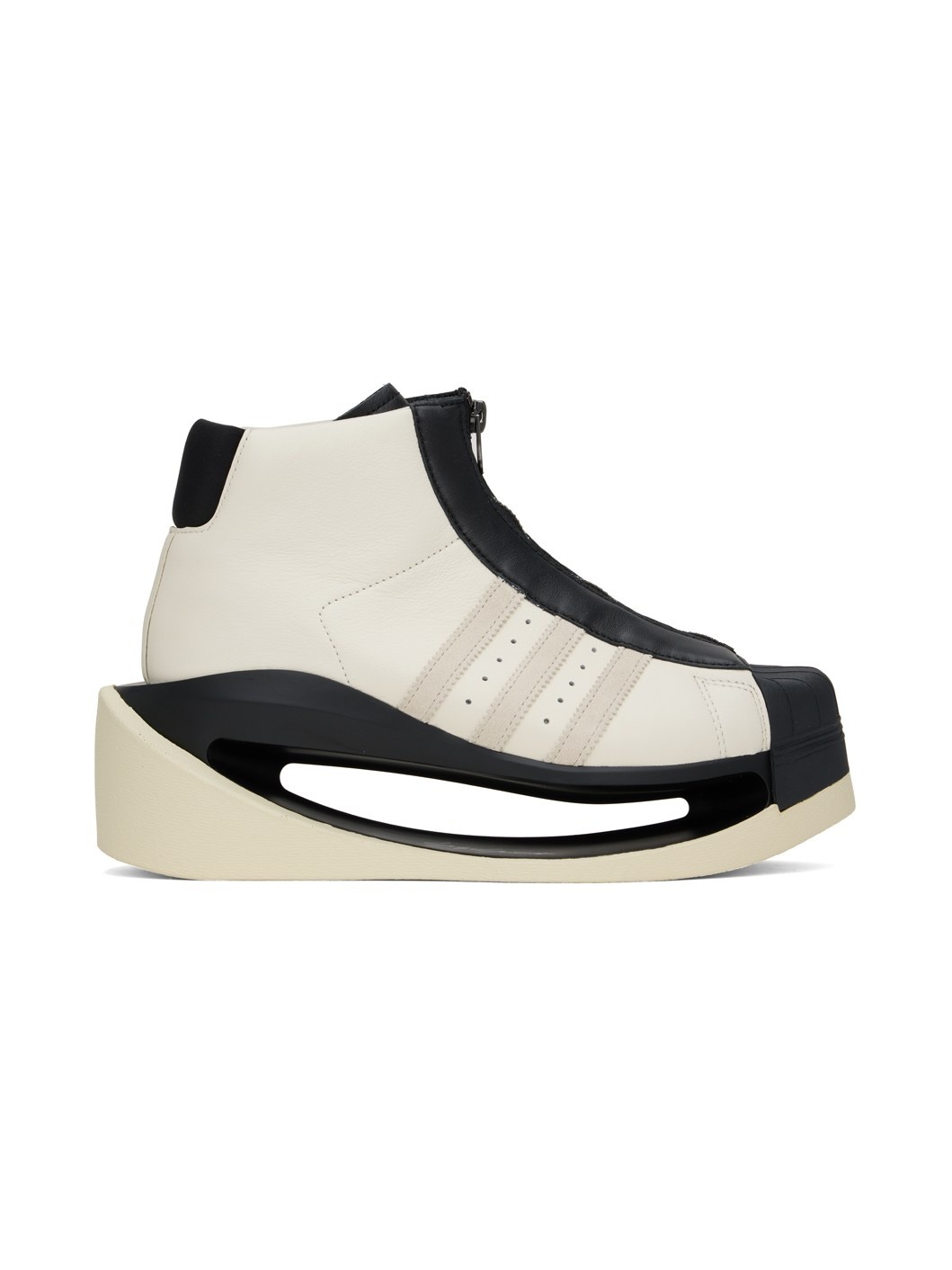 Off-White & Black Gendo Pro Model Sneakers - 1