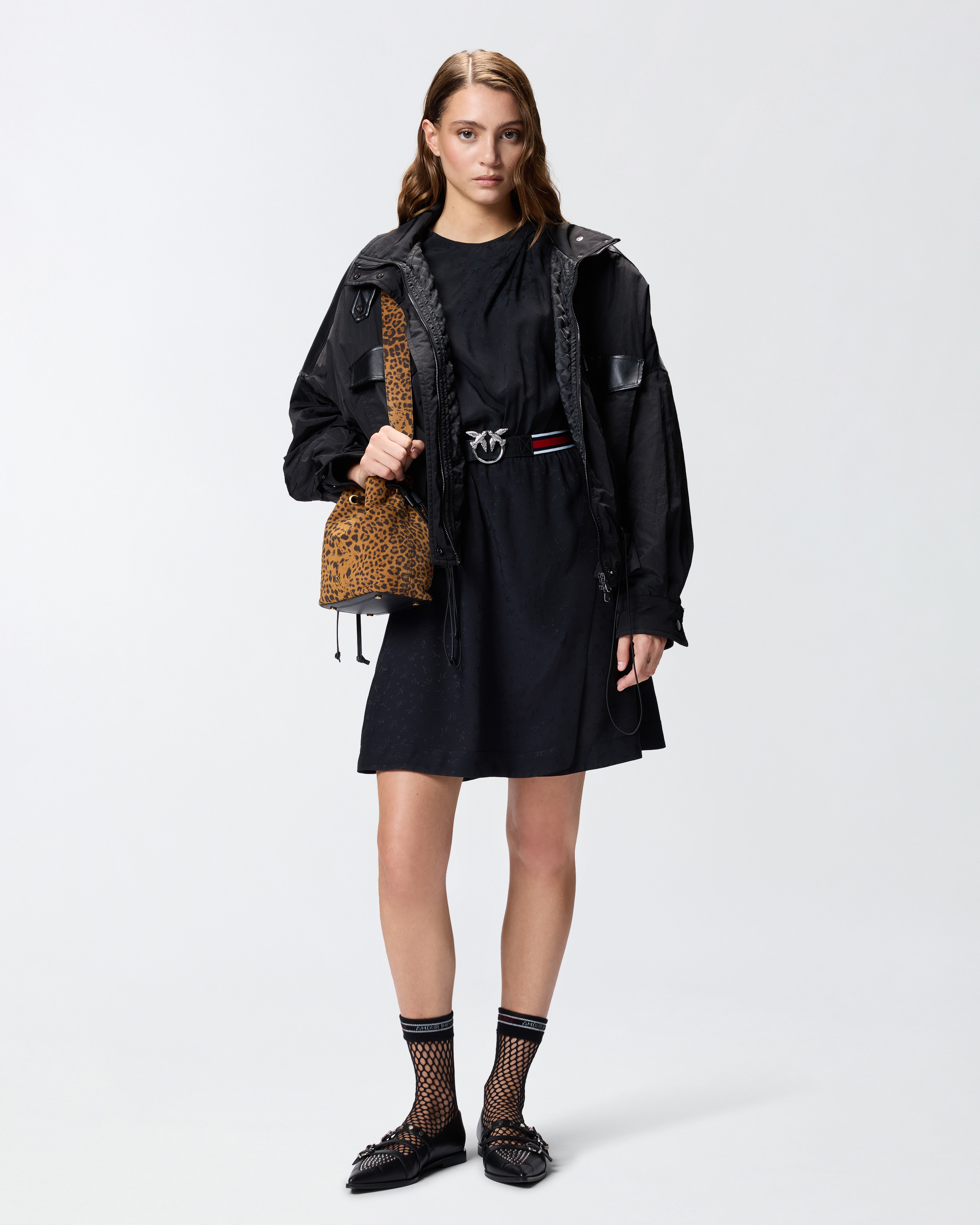 VISCOSE JACQUARD DRESS - 3