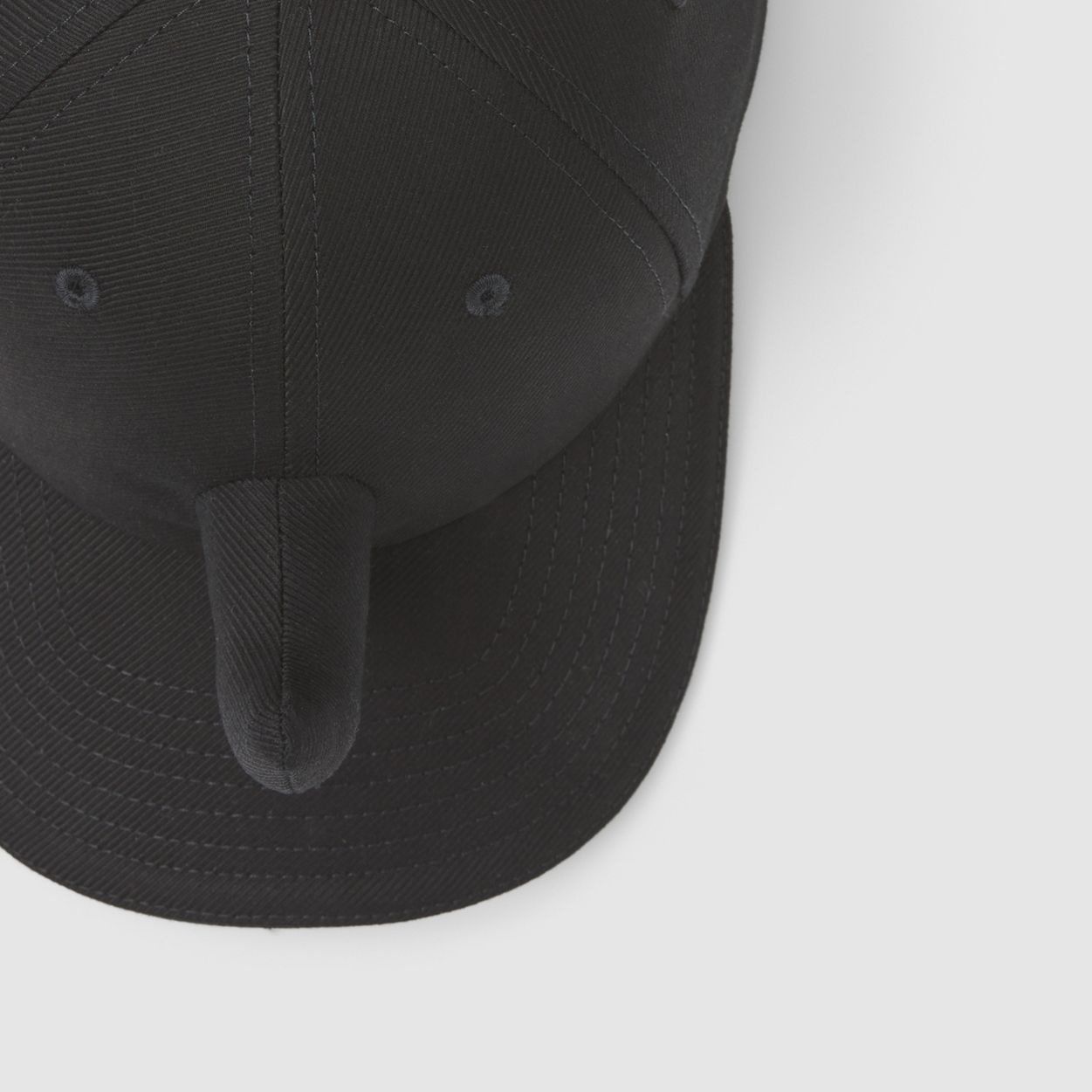 Horn Detail Cotton Baseball Cap - 2