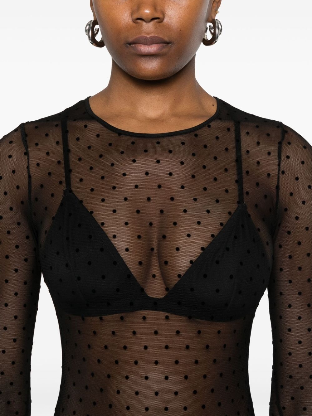 polka-dot bodysuit - 5