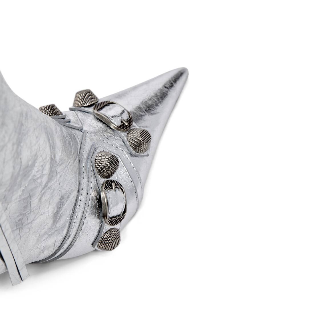 Women's Cagole 90mm Boot Metallized  in Silver - 6