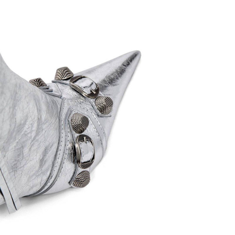 Women's Cagole 90mm Boot Metallized  in Silver 6