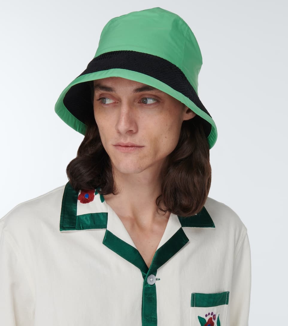 Waled cotton-blend bucket hat - 2