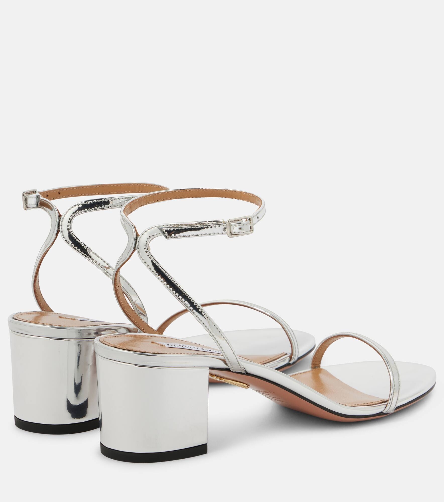 Olie 50 mirrored leather sandals - 3