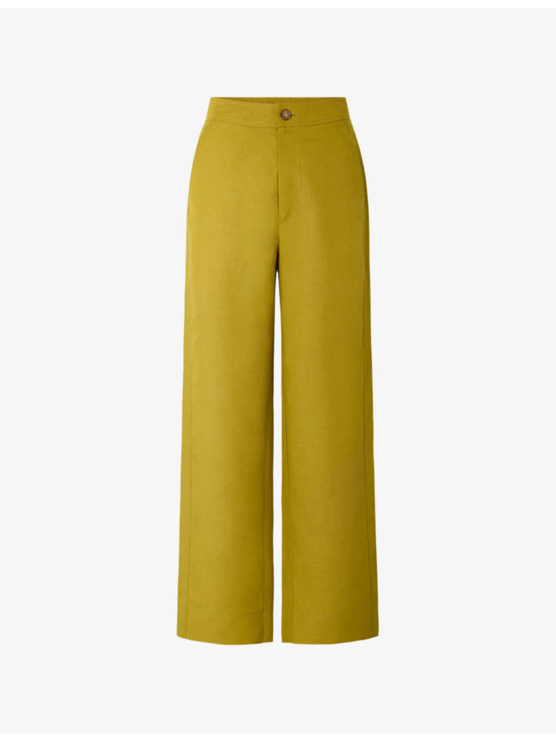 Dario Straight-Leg Linen-Blend Trousers 1