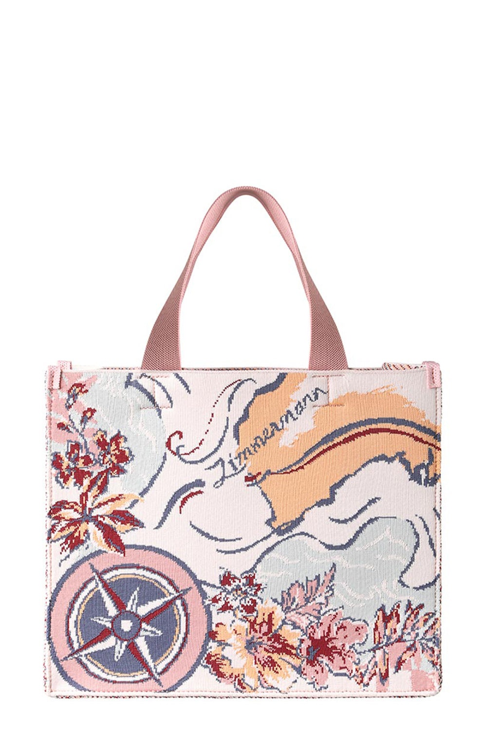 Medium Nautical Map Tote - 1