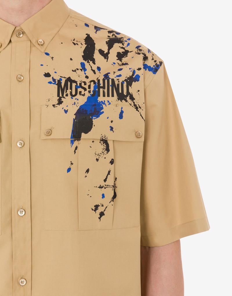 PAINTED EFFECT POPLIN SHIRT 4