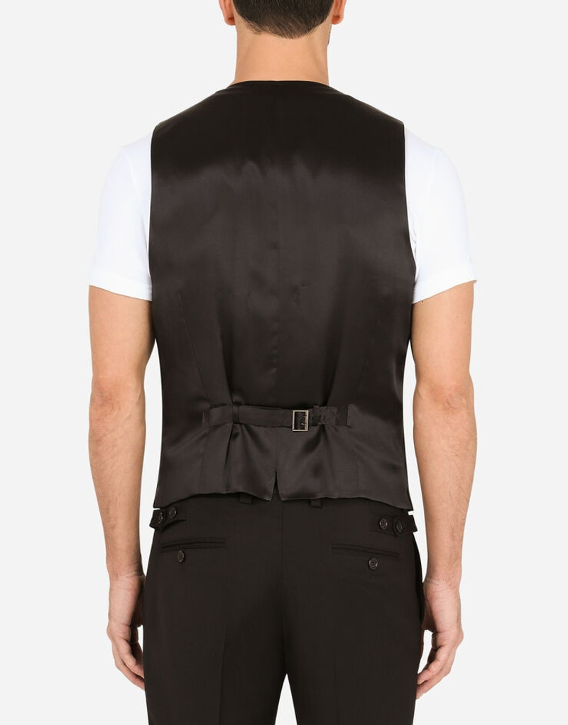 Floral jacquard vest 3