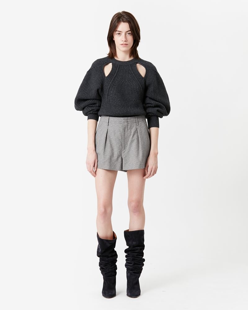 PALMA CASHMERE OPEN BACK SWEATER - 2
