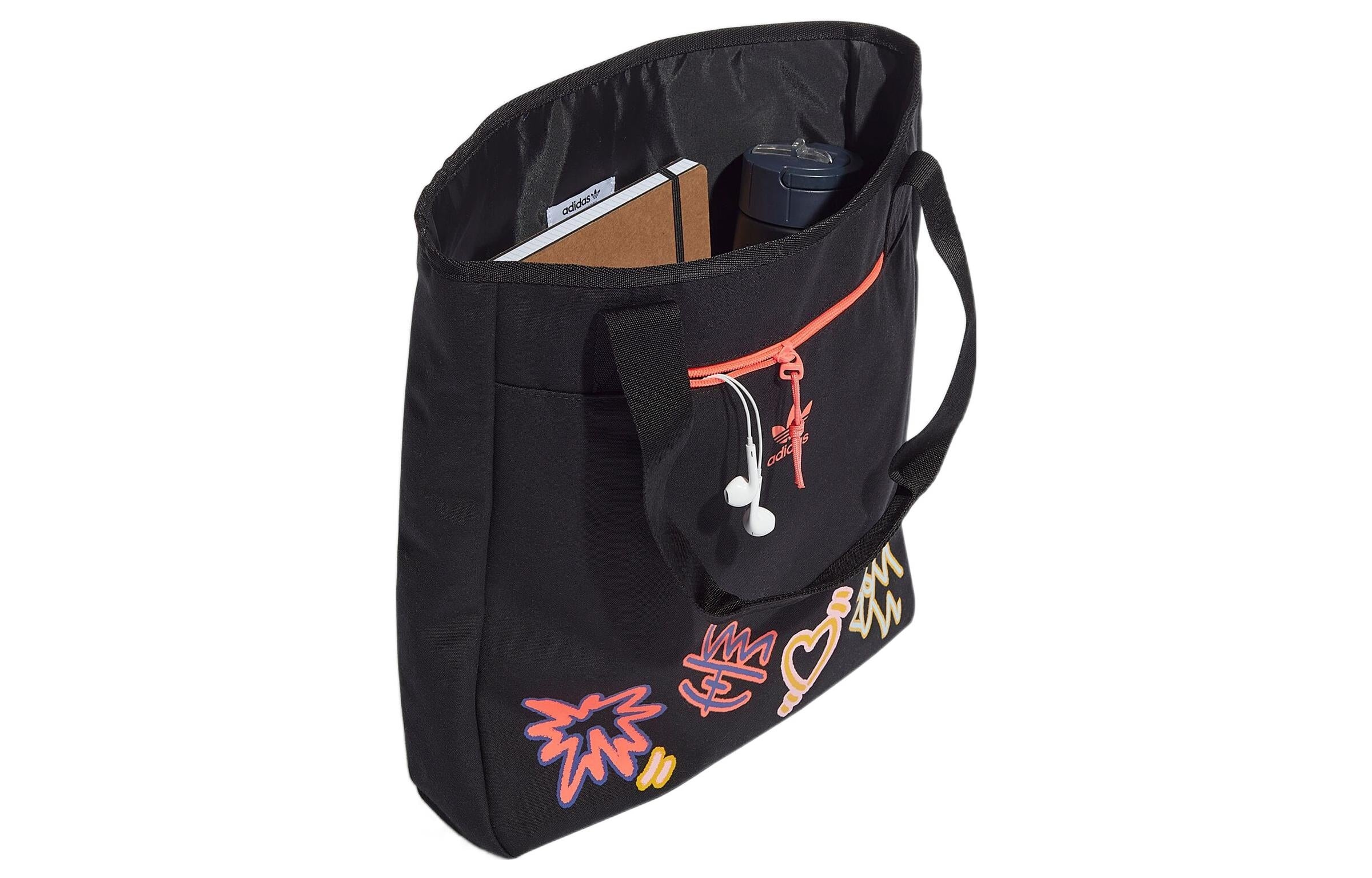 adidas Logo Shopper Bag 'Black' HL1711 - 3