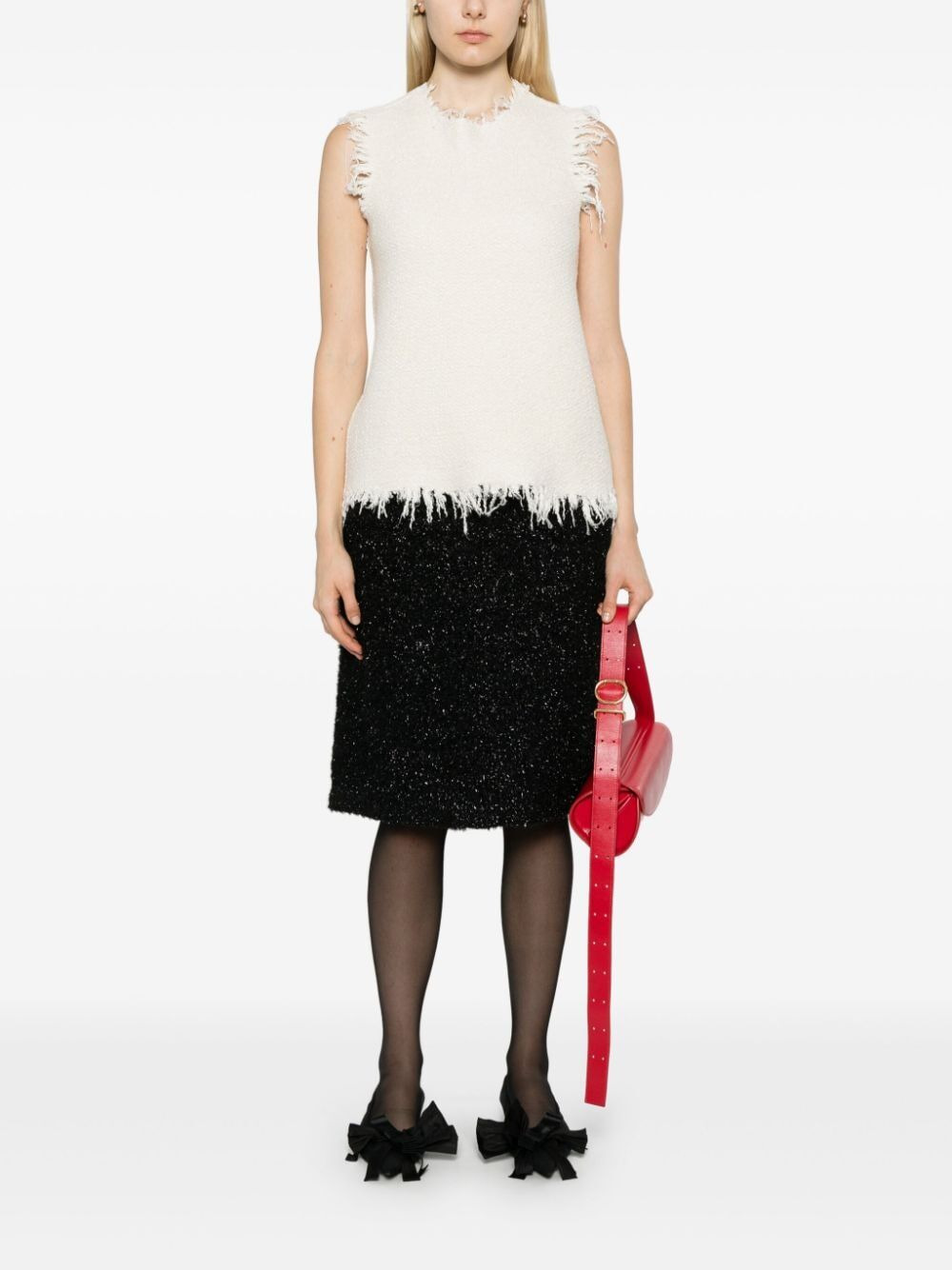 Jil Sander Women Woman`S Slvs Cn Knitted Top - 5