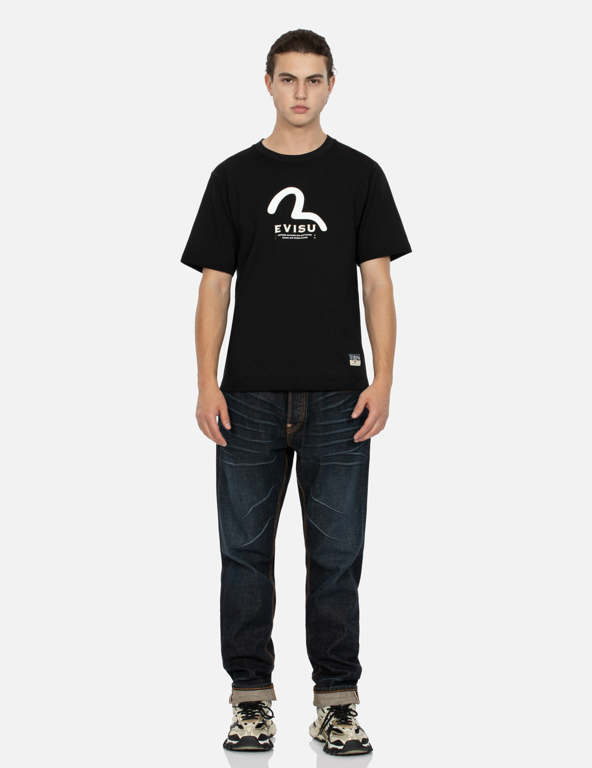 MULTI-PRINT AND MULTI-POCKET REGULAR FIT T-SHIRT - 5