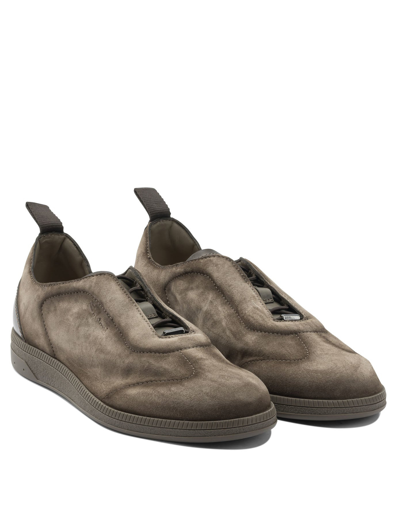 Santoni Sneaker With Elastic Laces - 2