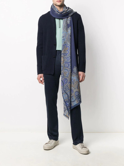 Etro paisley cashmere-silk blend scarf outlook