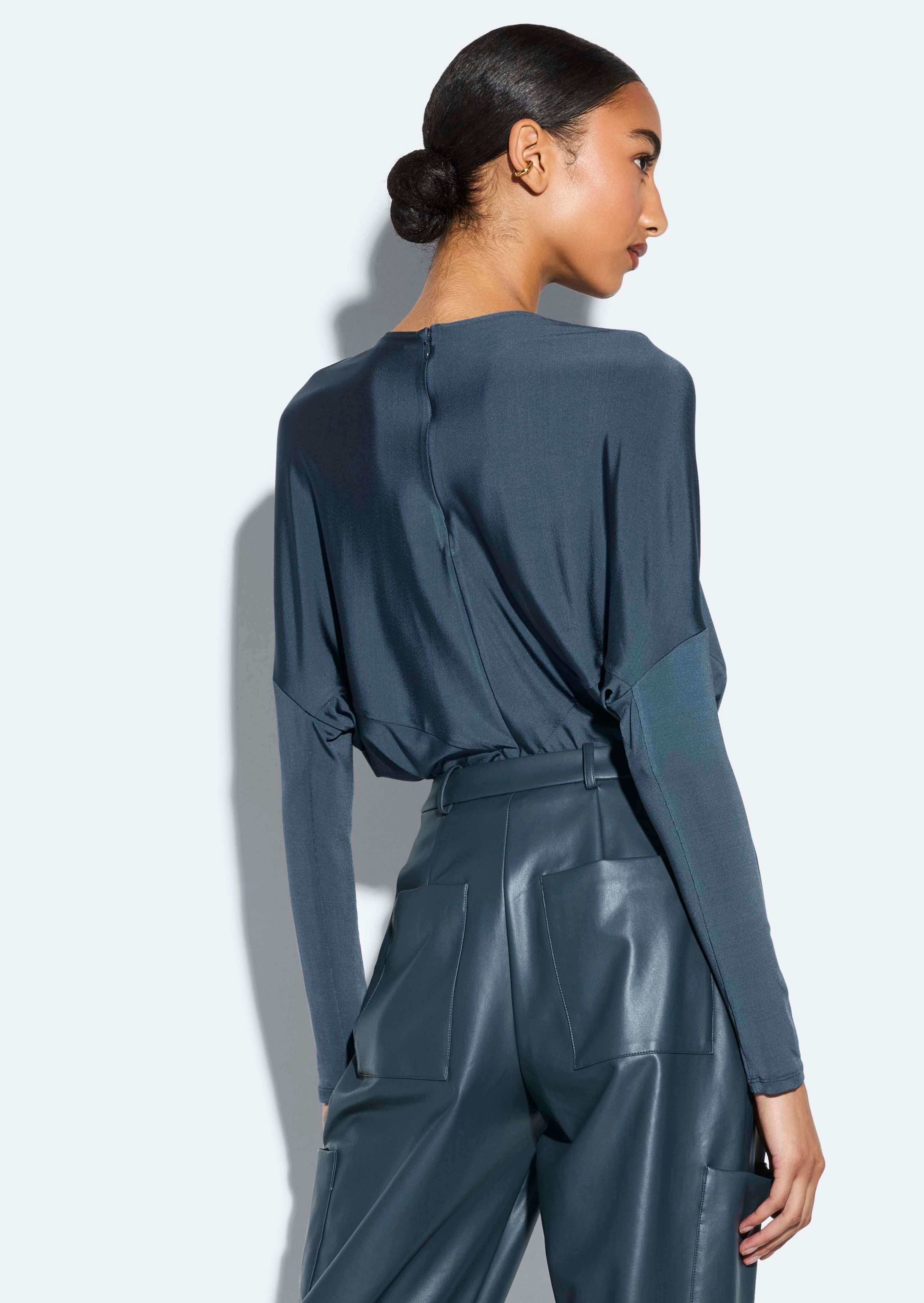 Jersey Blouson Top - 3