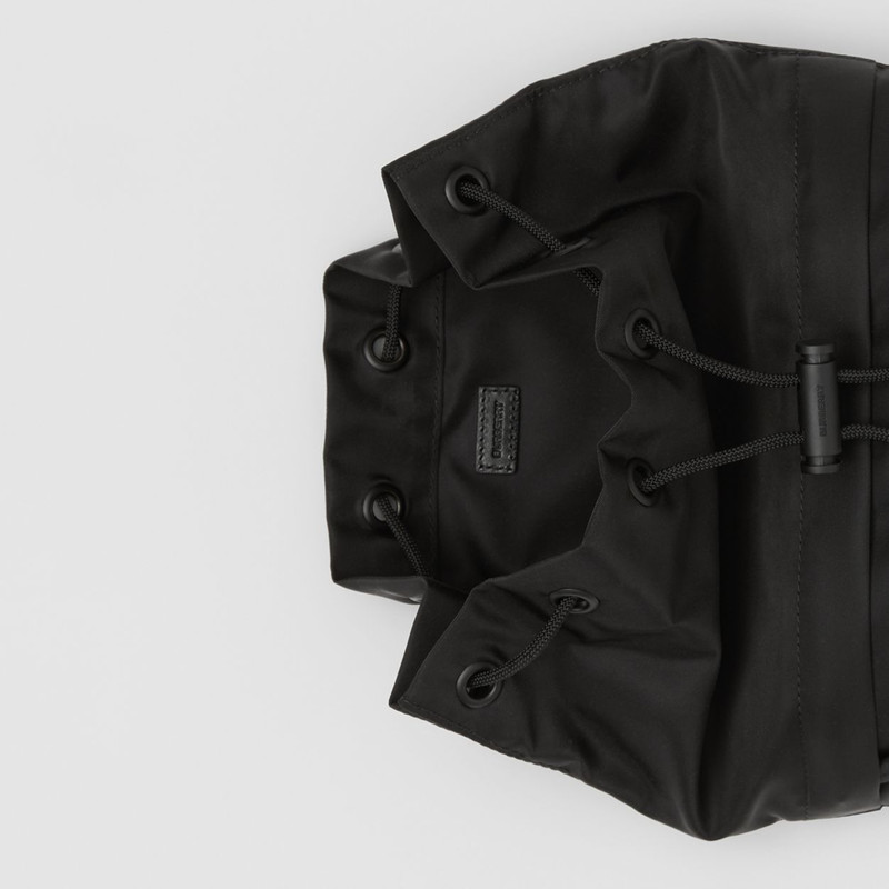 Logo Print Nylon Drawcord Pouch 5