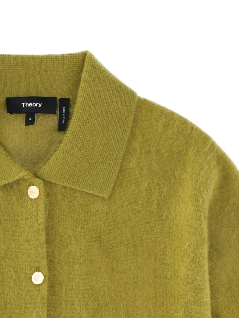 Theory textured knitted top outlook