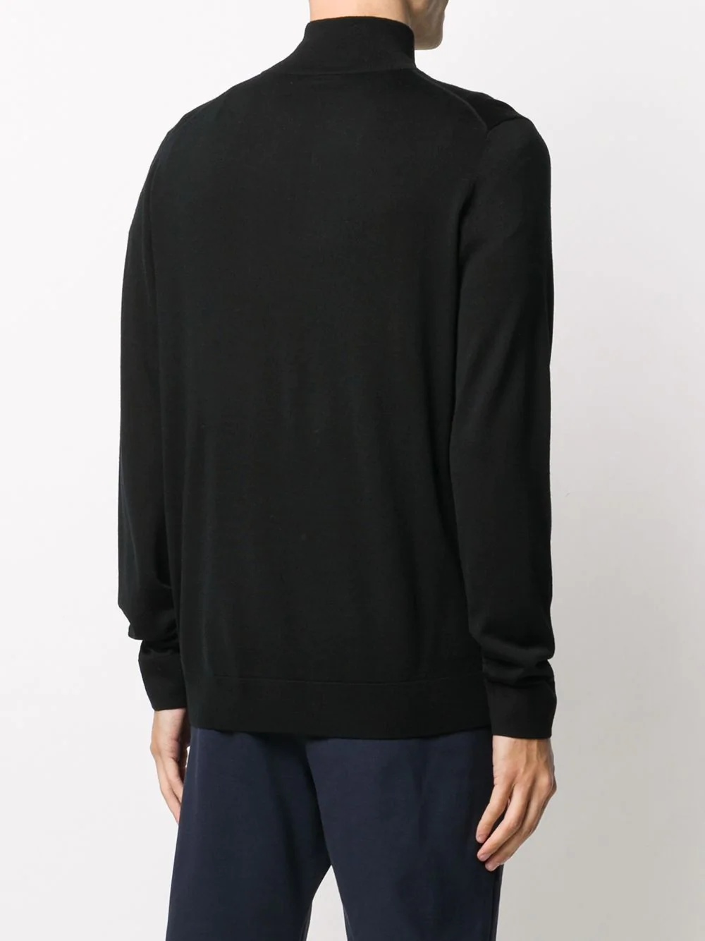 quarter-zip merino jumper - 4