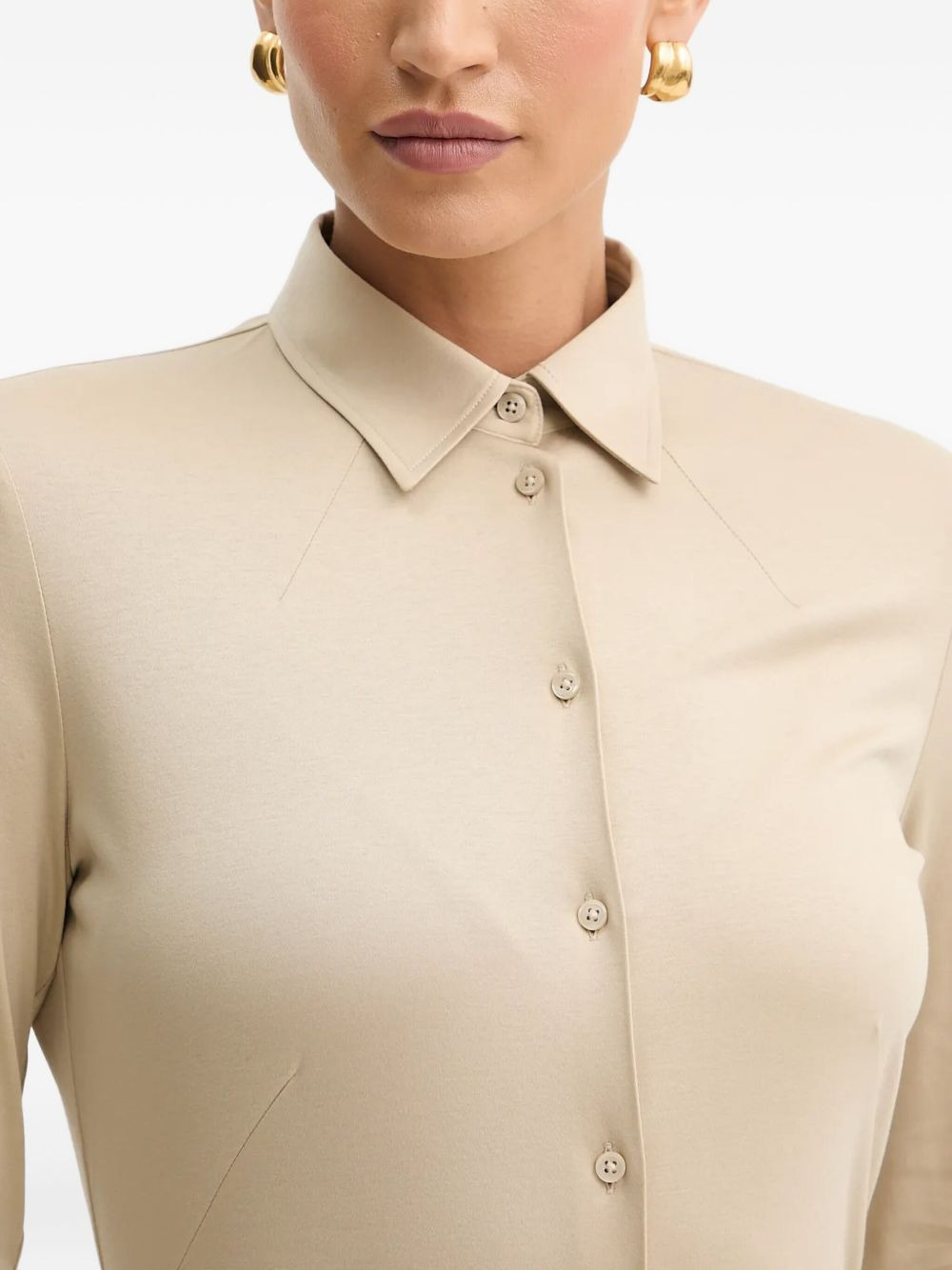 long-sleeve buttoned shirt - 5