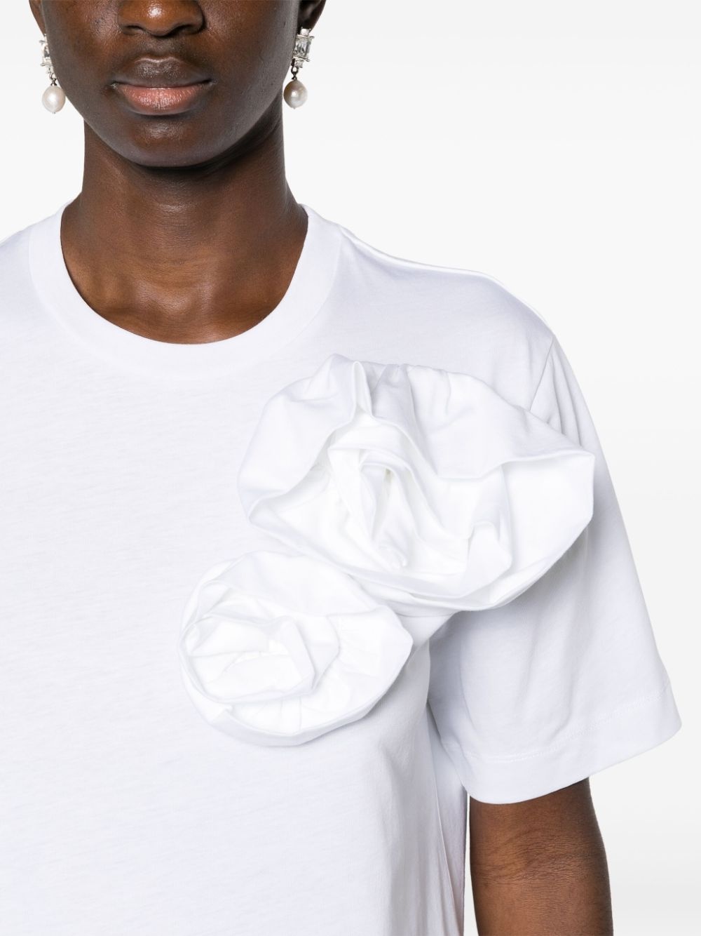 Pressed Rose cotton T-shirt - 5