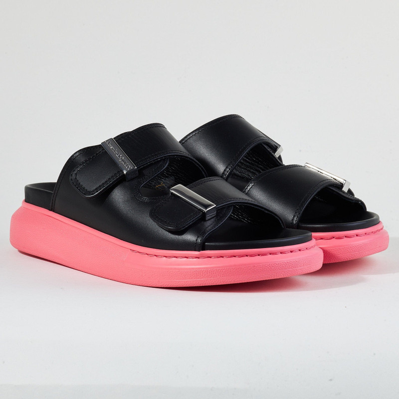 Alexander McQueen Alexander McQueen Women's Hybrid Black Slides outlook