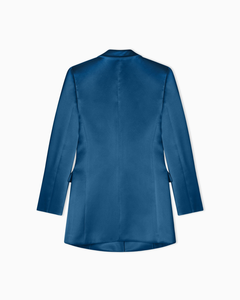 GIORGIO ARMANI SINGLE-BREASTED SILK SATIN JACKET outlook