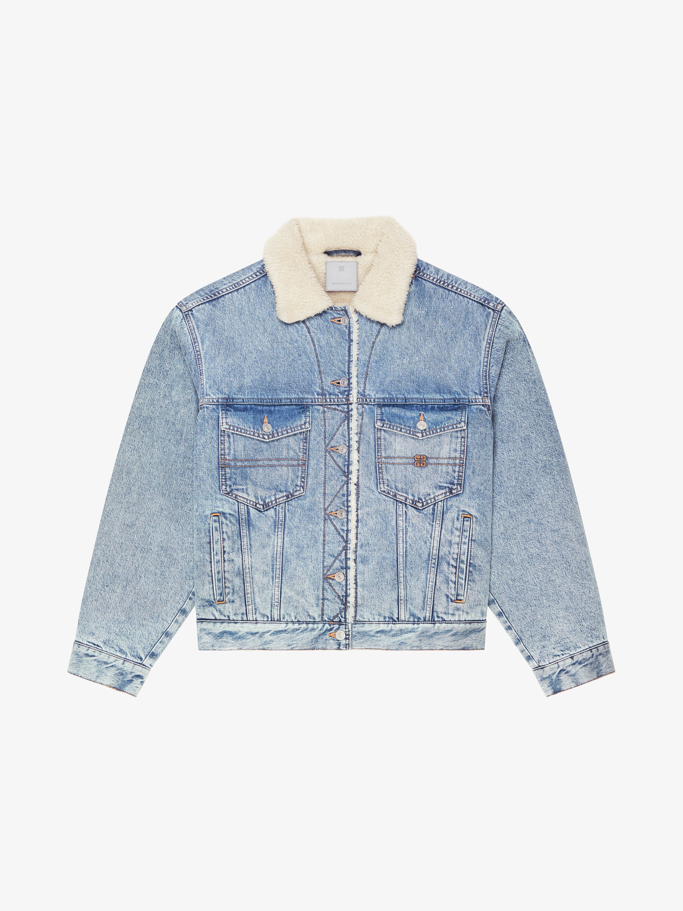 Givenchy JACKET IN DENIM AND FLEECE | REVERSIBLE