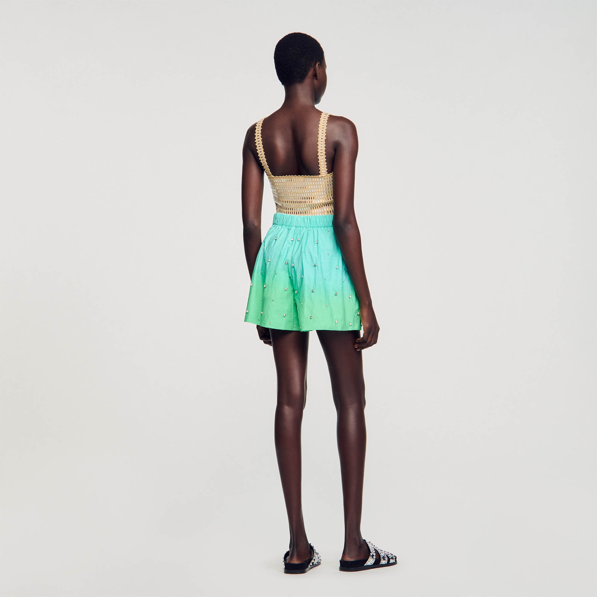 RHINESTONE SHORTS - 6