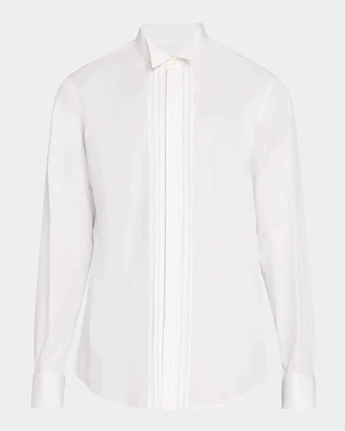 Men's Cuzy Bis Pleated French-Cuff Dress Shirt - 1