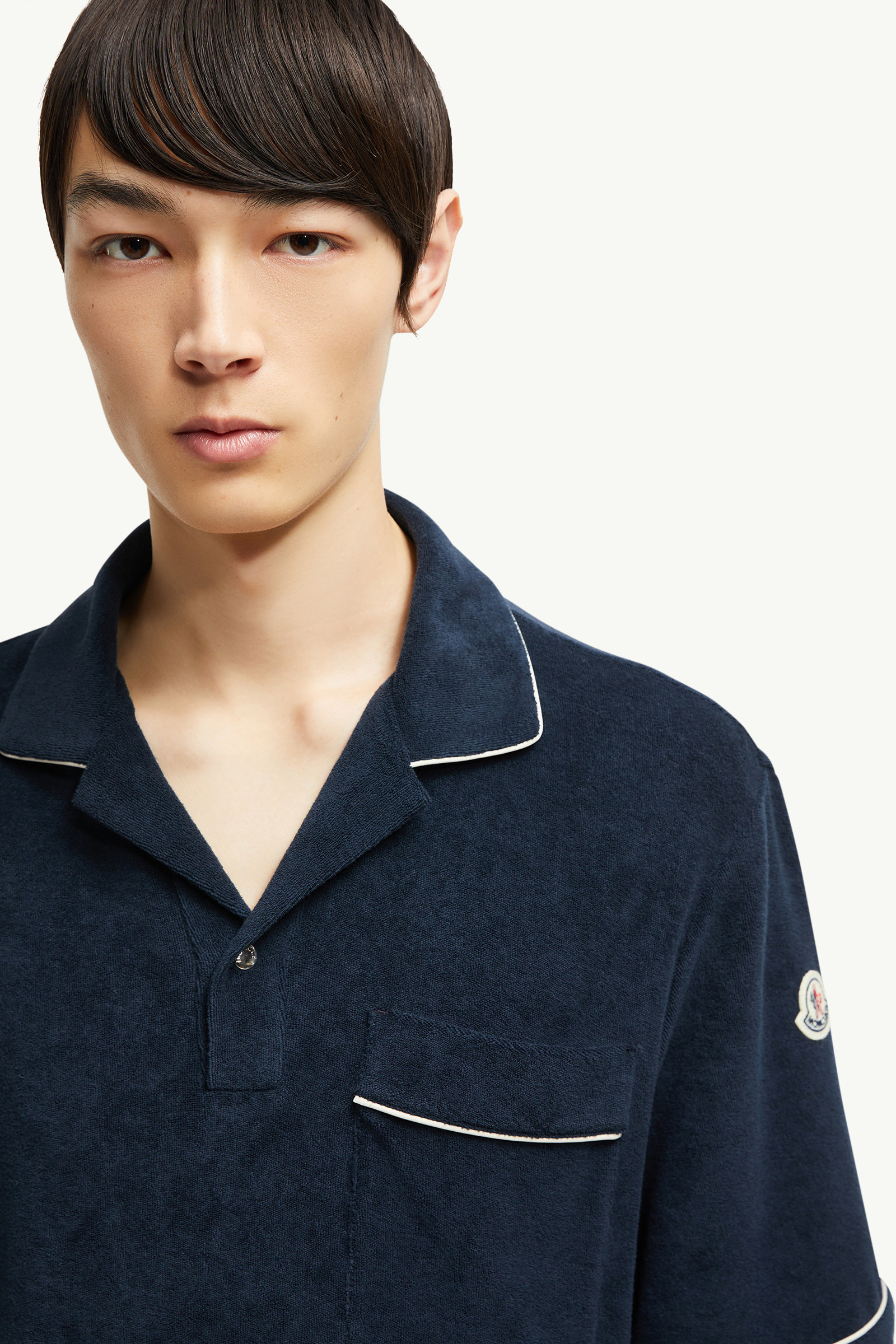 Cotton Terry Cloth Polo Shirt - 4