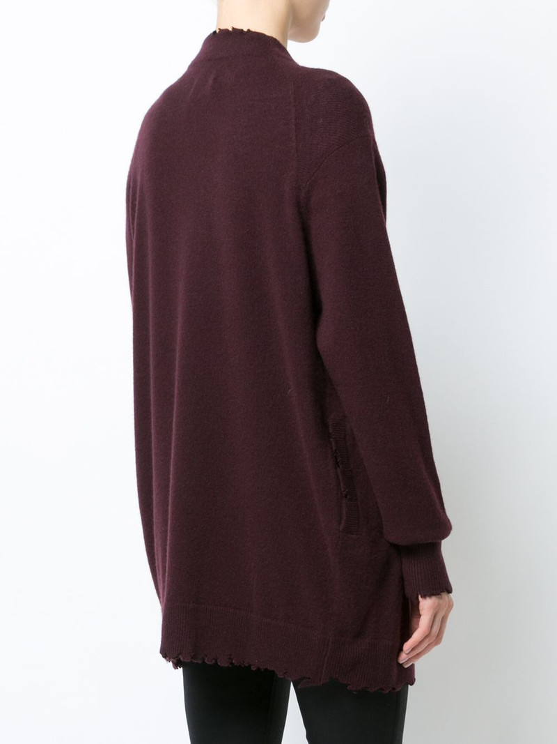 long Serge cardigan 4