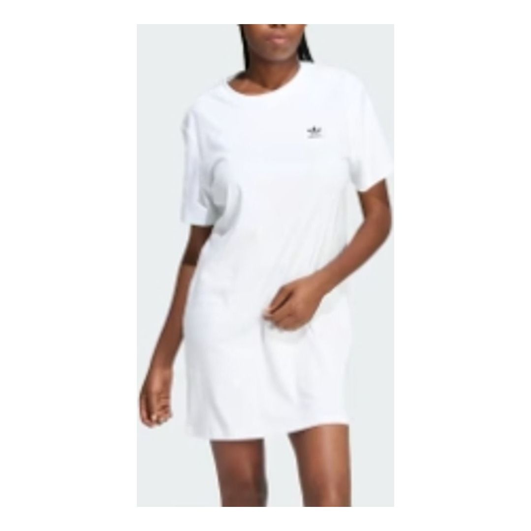 (WMNS) adidas Trefoil Dress 'White Black' IN8459 - 2