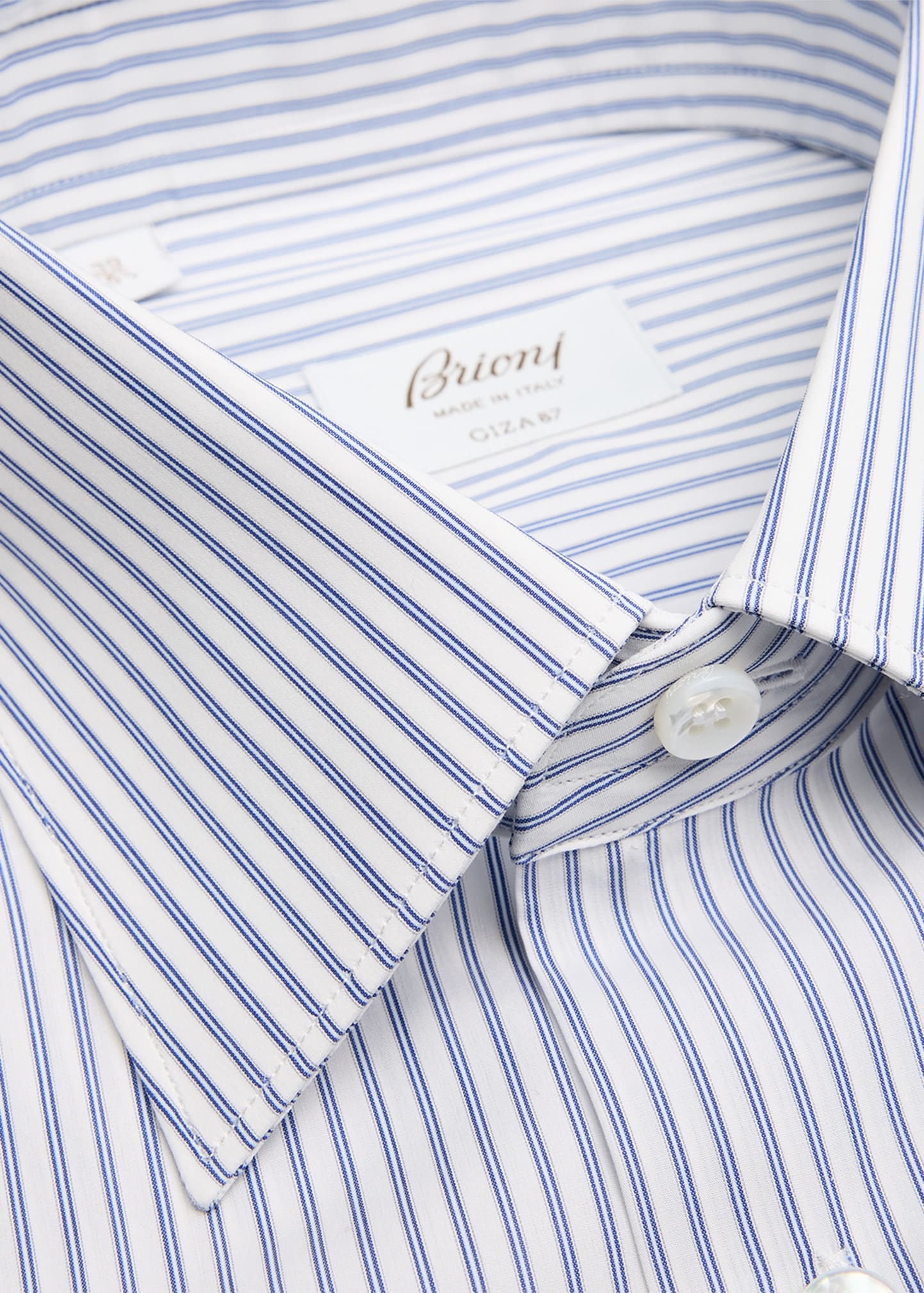 Men's Cotton Pinstripe Dress Shirt - 2