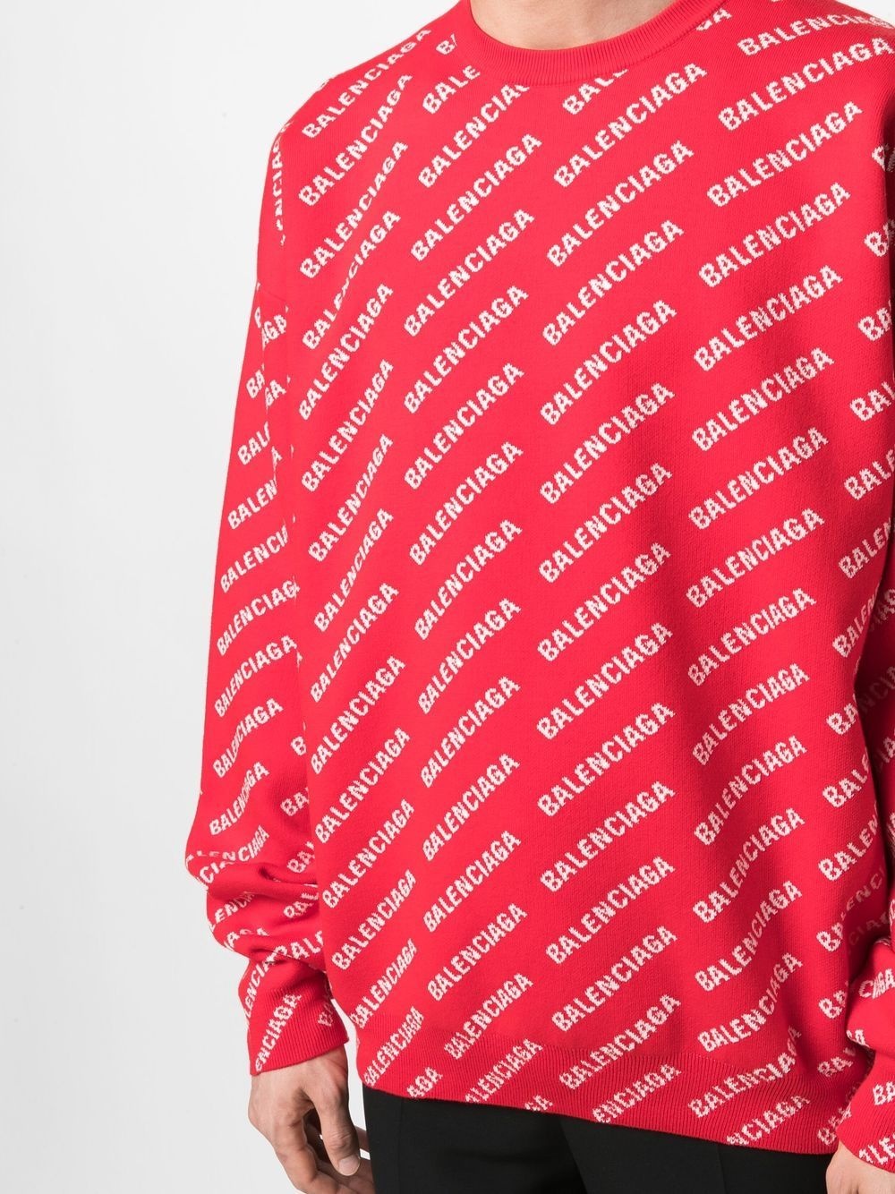 logo print sweatshirt - 5