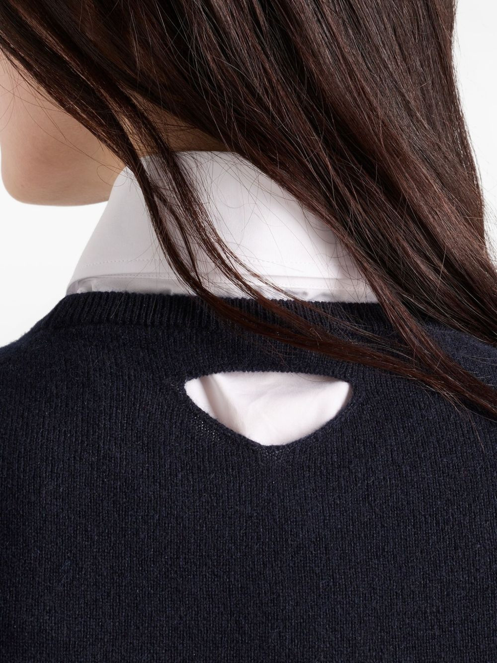 short-sleeve crew-neck sweater - 5