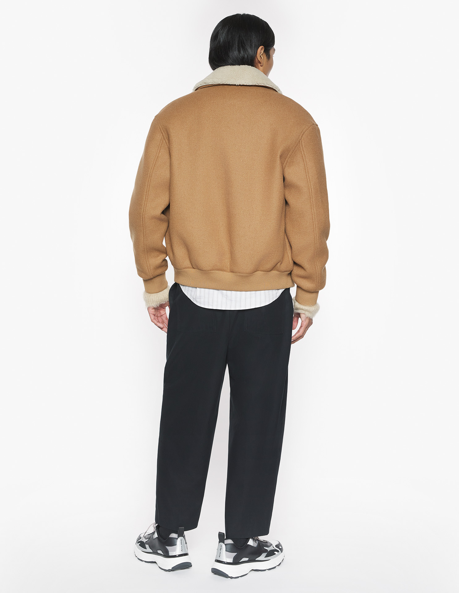 SHEARLING COLLAR JACKET - 7