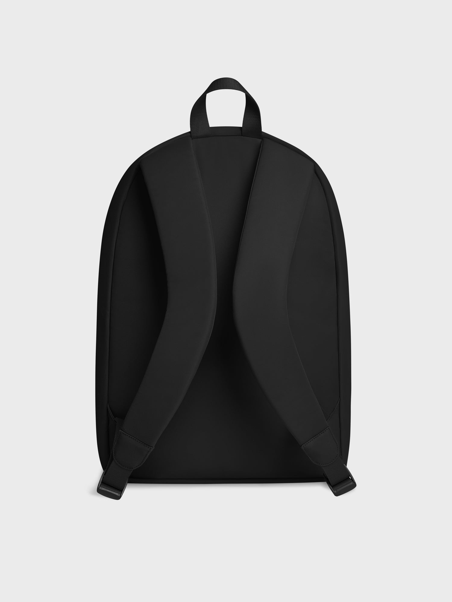 Nylon Padded Backpack - Black - 4