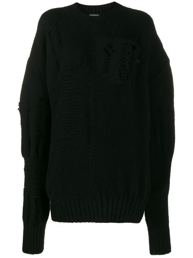 distressed effect jumper 1